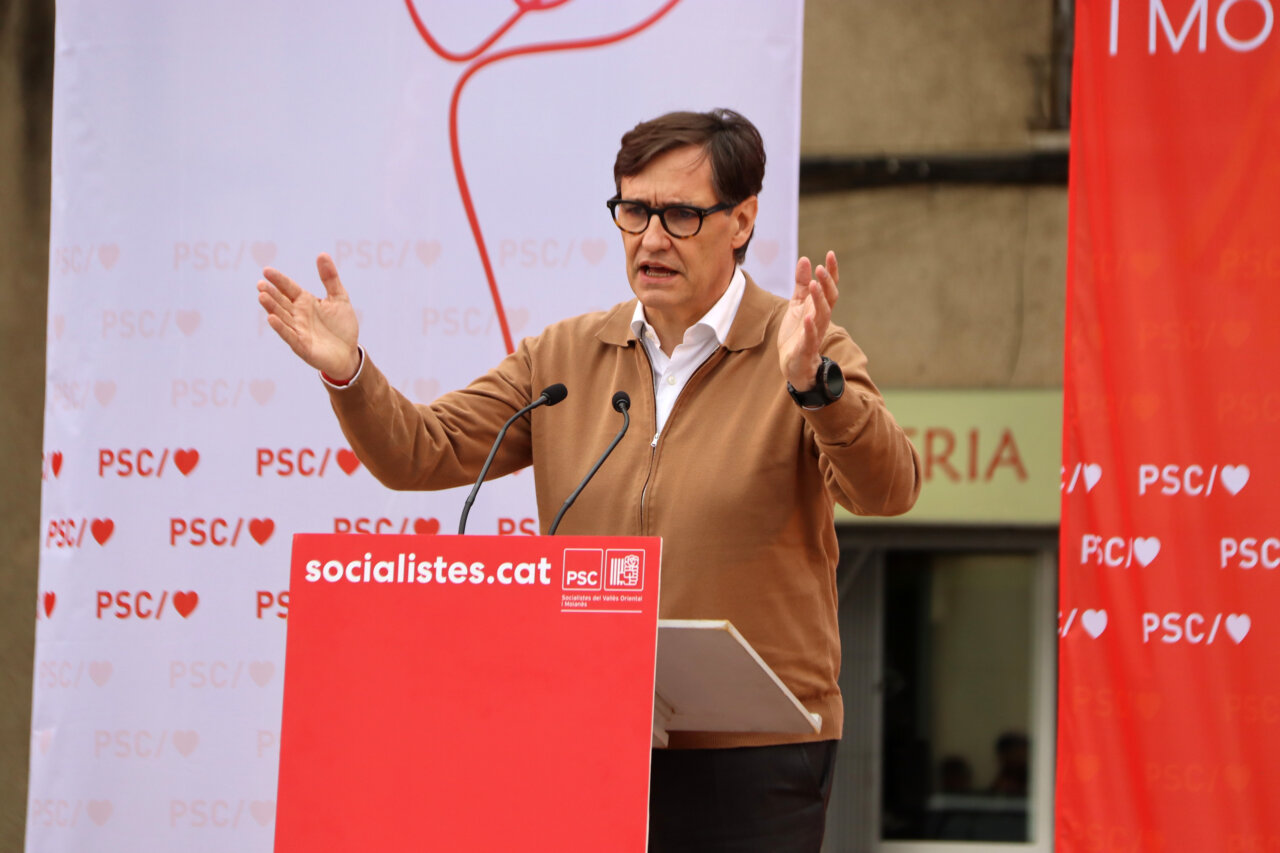 Salvador Illa, Festa de la Rosa, Montmeló (Mar Martí, ACN)