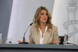 Yolanda Díaz, treball, registre horari (ACN)