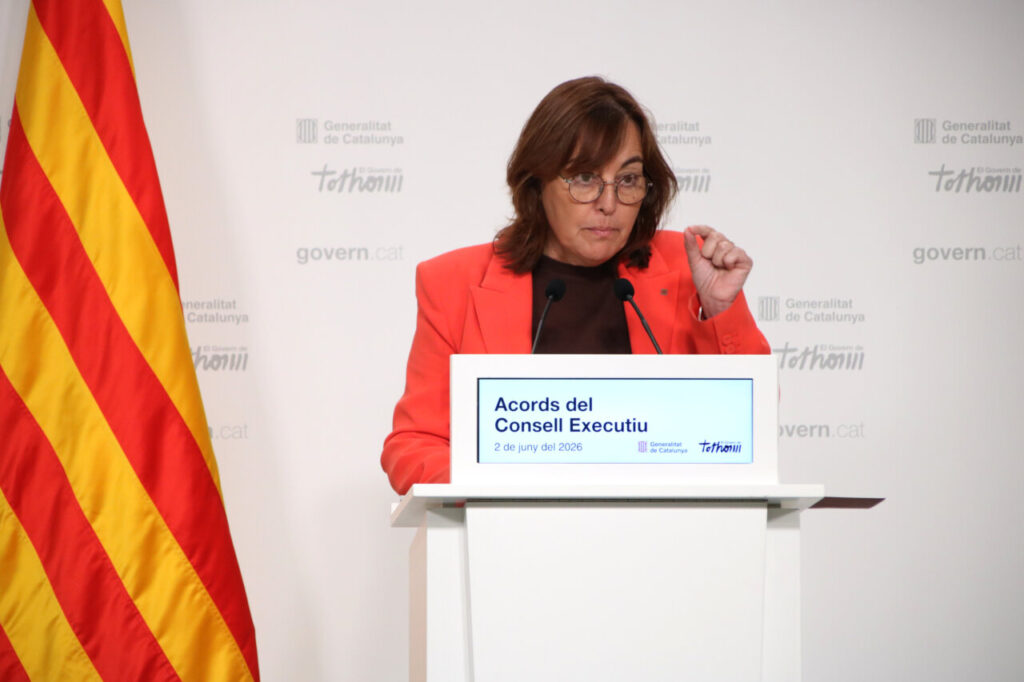La consellera i portaveu, Sílvia Paneque (