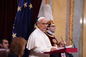 El Papa Lleó XIV al Congrés dels Diputats a Madrid (ACN).