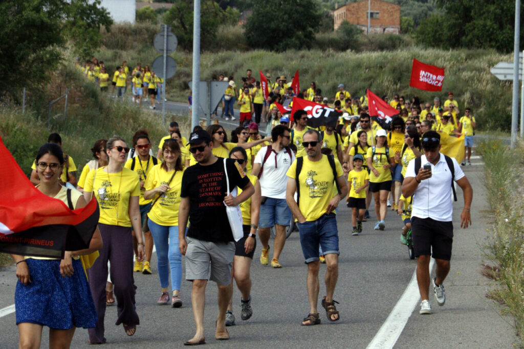 Docents mobilitzats a Tàrrega (Roger Segura - ACN)