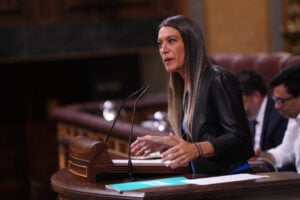 Míriam Nogueras parlant al Congrés dels Diputats (ACN)
