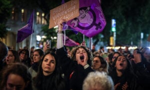 Manifestació contra la violència de gènere el 25-N a Barcelona (ACN - Jordi Borràs)