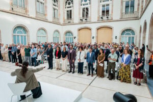 Un moment de l'acte de reconeixement i desgreuge del Parlament a les víctimes de l'amiant (Parlament de Catalunya, ACN)