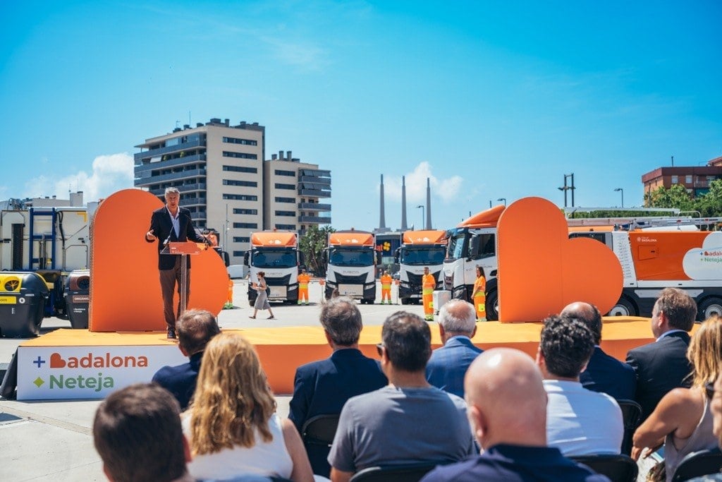 Presentació nou contracte de neteja Badalona