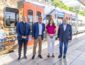 Presentación de la nueva ruta turística en el Baix Llobregat con representantes institucionales