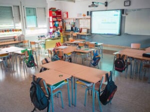 Aula a Santa Coloma de Gramenet.