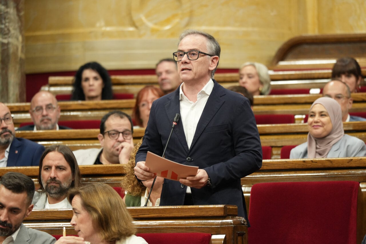 Josep Maria Jové parlant al Parlament de Catalunya sobre l'amnistia