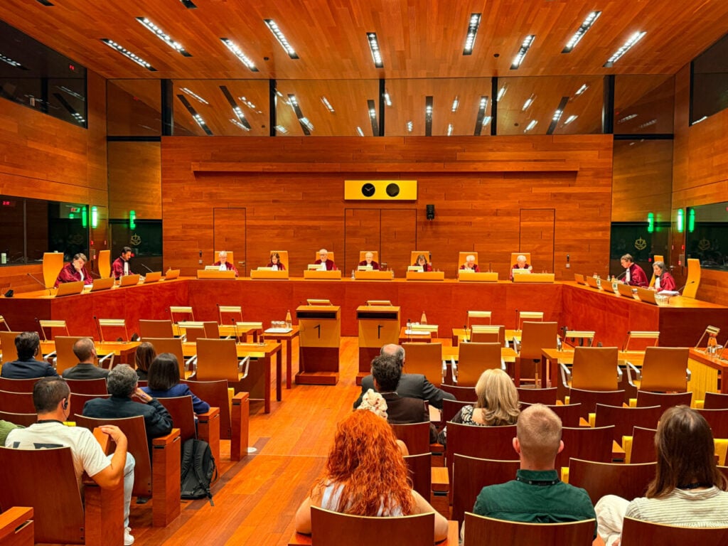 Sessió del Tribunal de Justícia de la Unió Europea sobre l'amnistia.